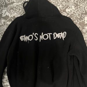 emos not dead hoodie